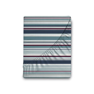 Lenzuolo sotto con angolo Stripes Indaco