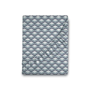 Lenzuolo sotto con angolo Geometric Indaco